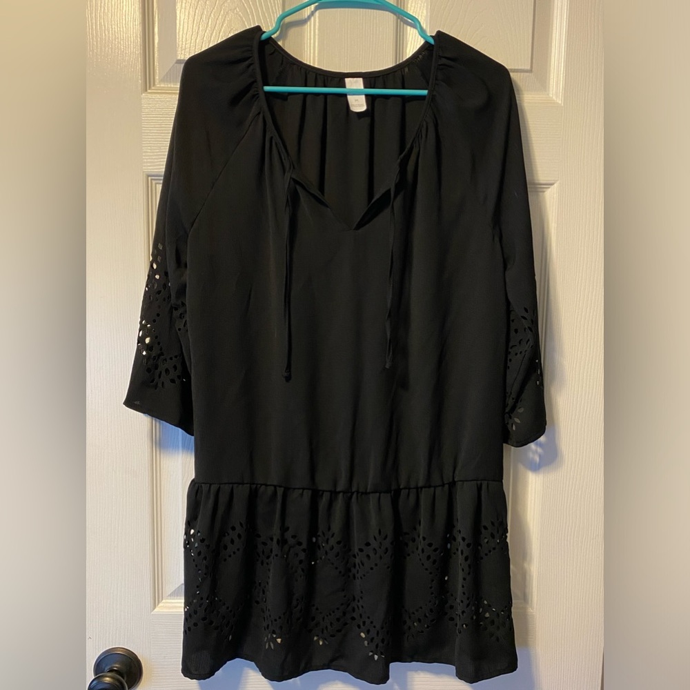 Cupshe Black Swim Coverup - Size Medium - NWOT